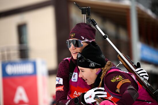 Russia Biathlon Commonwealth Cup Women Pursuit