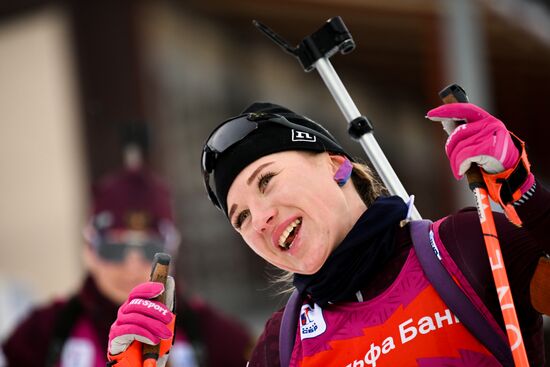 Russia Biathlon Commonwealth Cup Women Pursuit