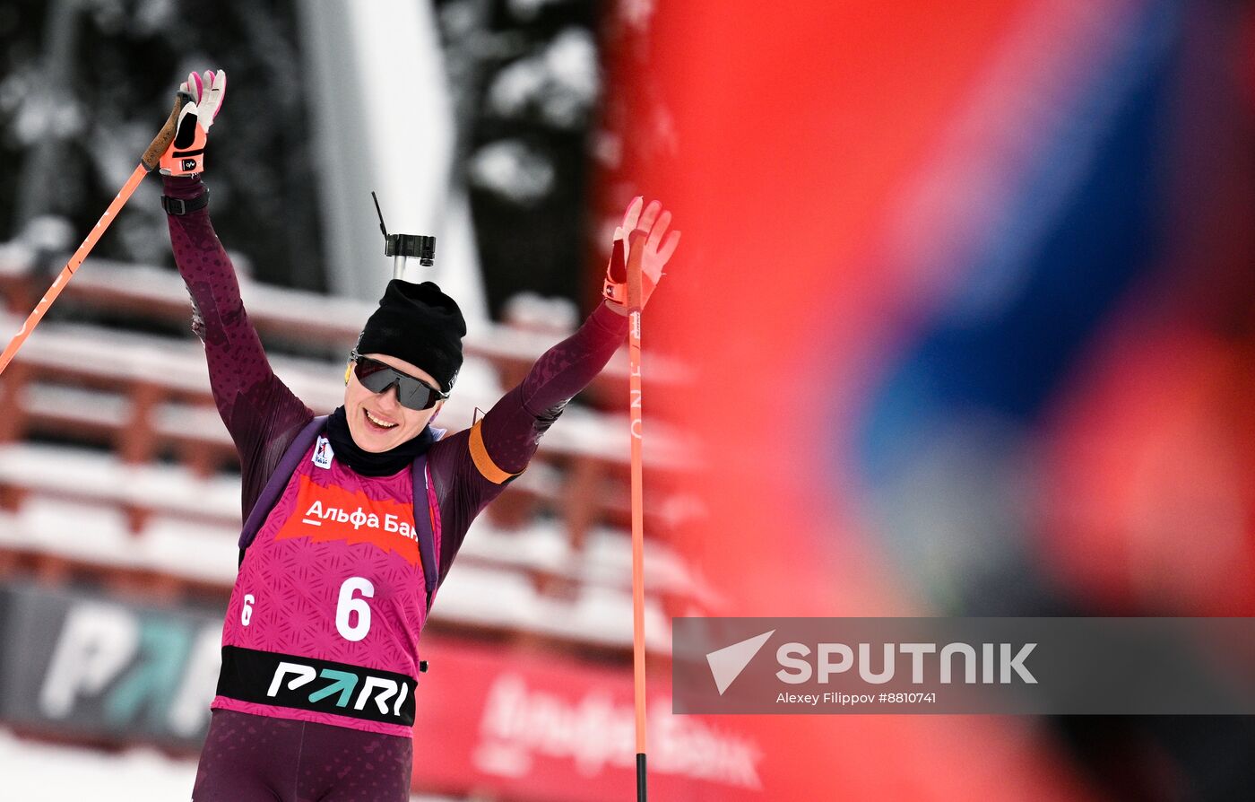 Russia Biathlon Commonwealth Cup Women Pursuit