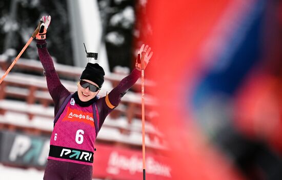 Russia Biathlon Commonwealth Cup Women Pursuit