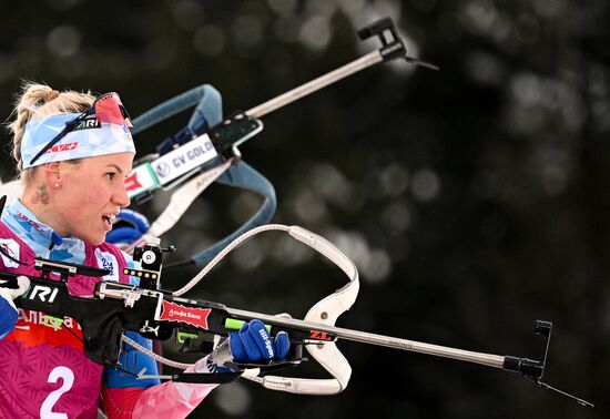 Russia Biathlon Commonwealth Cup Women Pursuit