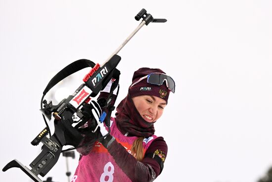 Russia Biathlon Commonwealth Cup Women Pursuit