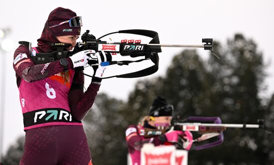 Russia Biathlon Commonwealth Cup Women Pursuit