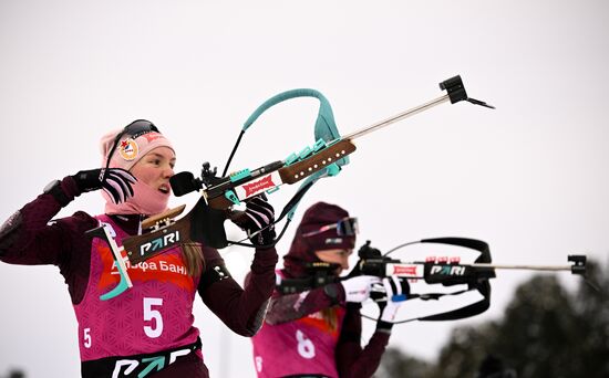 Russia Biathlon Commonwealth Cup Women Pursuit