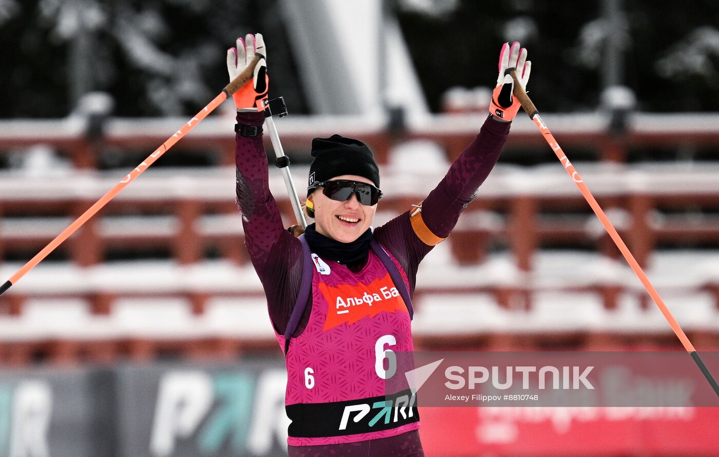 Russia Biathlon Commonwealth Cup Women Pursuit