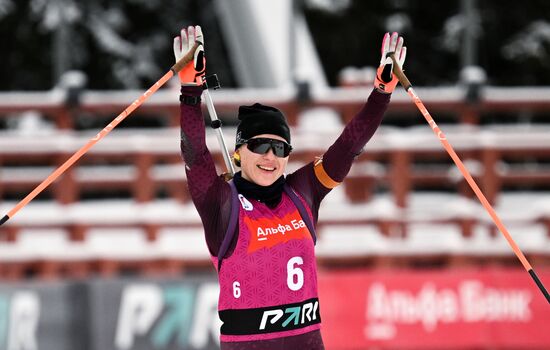 Russia Biathlon Commonwealth Cup Women Pursuit