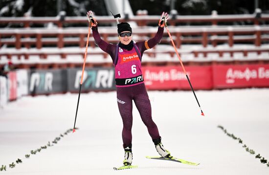 Russia Biathlon Commonwealth Cup Women Pursuit