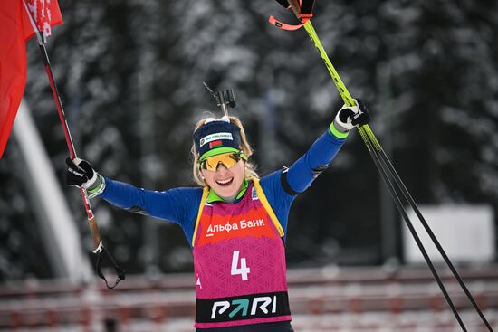 Russia Biathlon Commonwealth Cup Women Pursuit