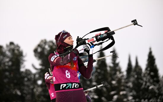 Russia Biathlon Commonwealth Cup Women Pursuit