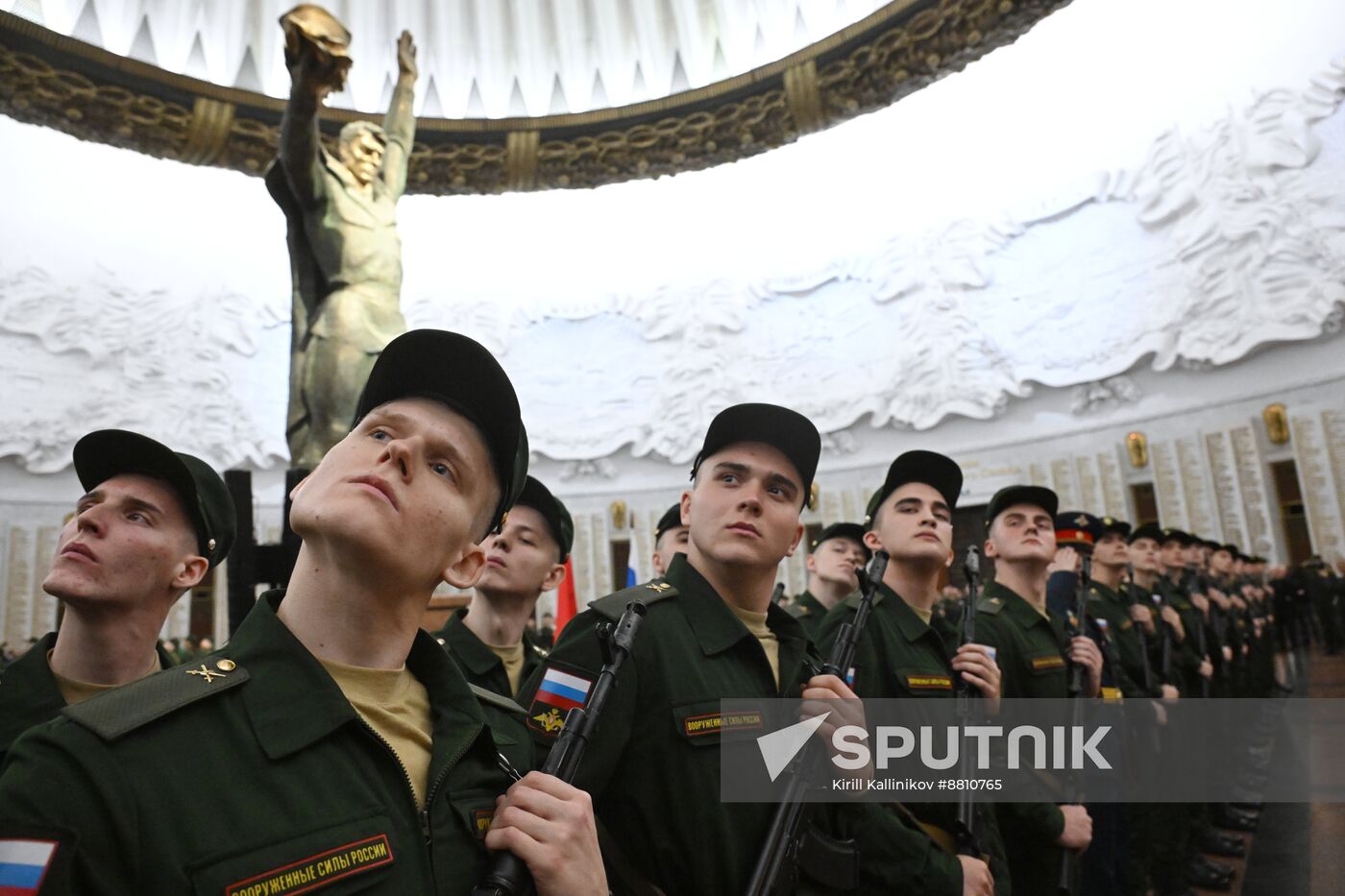 Russia Preobrazhensky Regiment Oath Taking