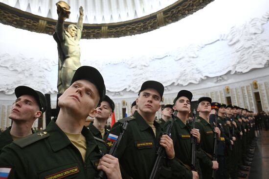 Russia Preobrazhensky Regiment Oath Taking