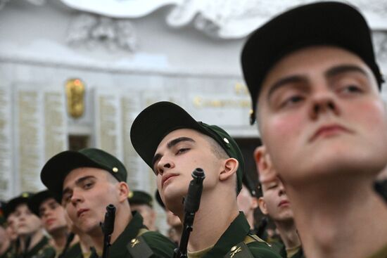 Russia Preobrazhensky Regiment Oath Taking