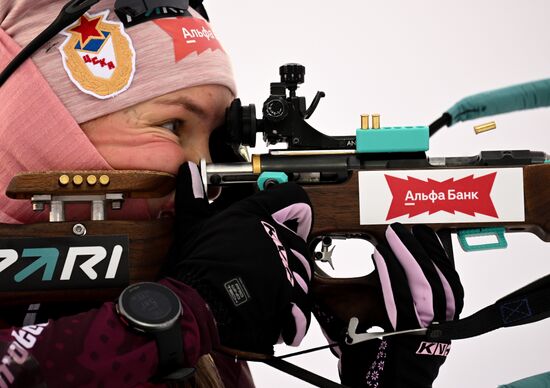 Russia Biathlon Commonwealth Cup Women Pursuit