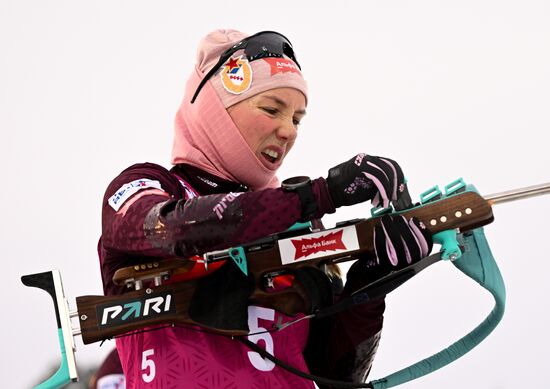 Russia Biathlon Commonwealth Cup Women Pursuit