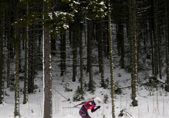 Russia Biathlon Commonwealth Cup Women Pursuit