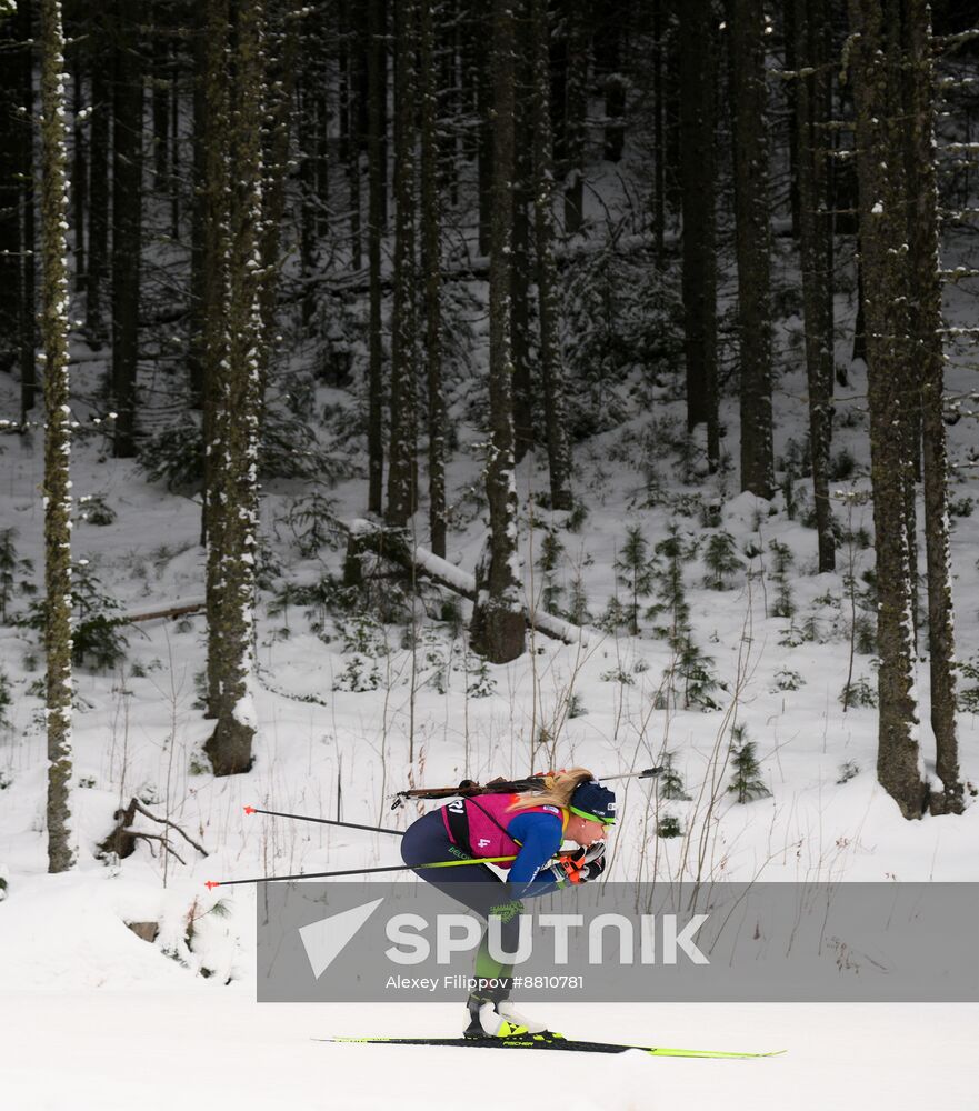 Russia Biathlon Commonwealth Cup Women Pursuit