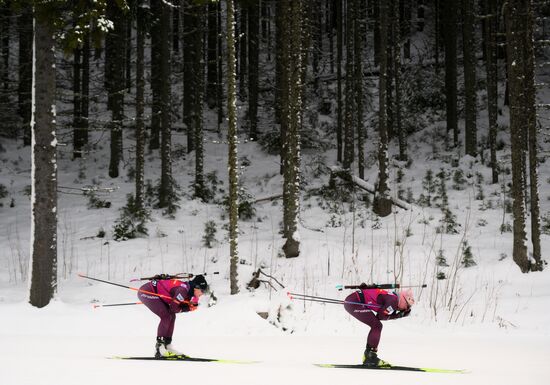 Russia Biathlon Commonwealth Cup Women Pursuit