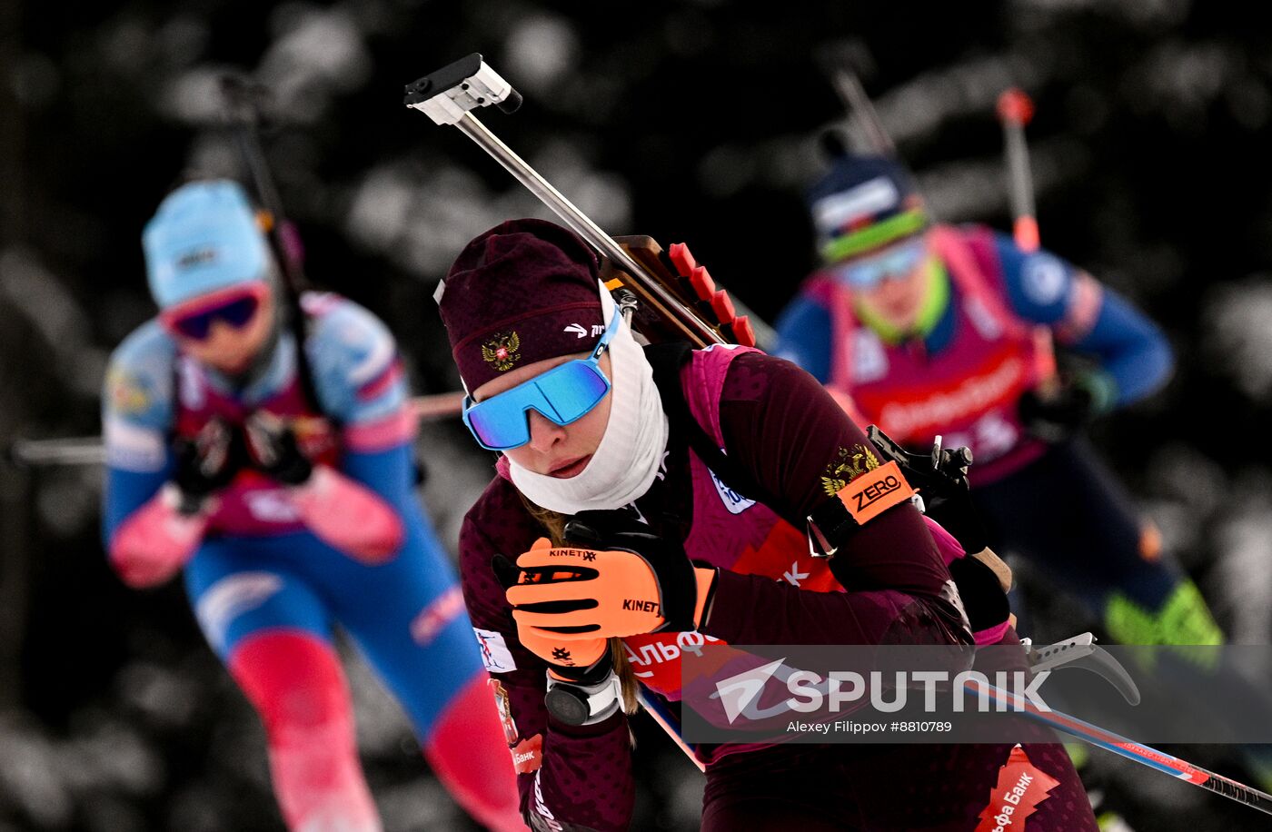 Russia Biathlon Commonwealth Cup Women Pursuit