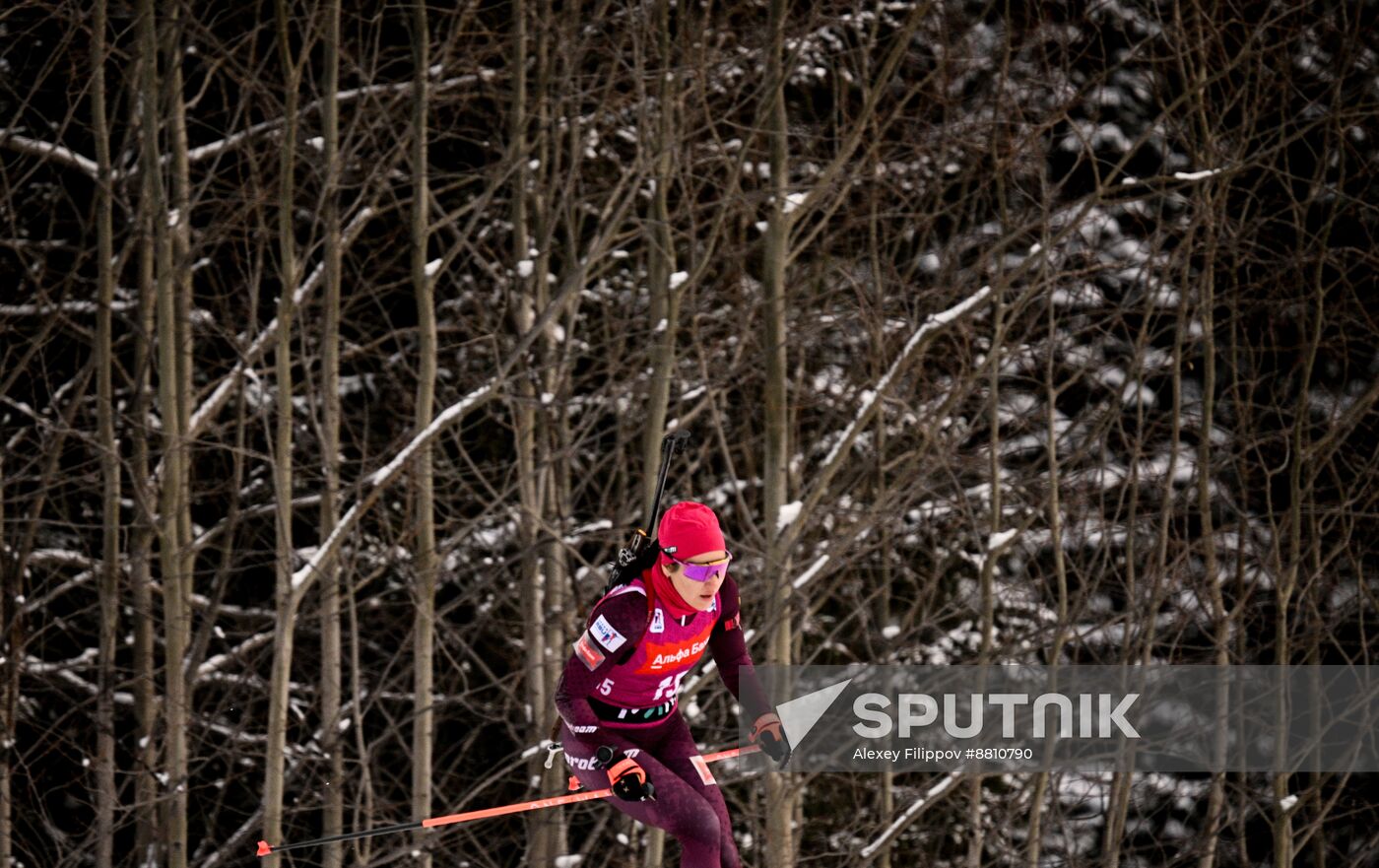 Russia Biathlon Commonwealth Cup Women Pursuit