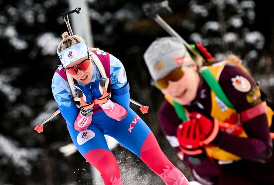 Russia Biathlon Commonwealth Cup Women Pursuit