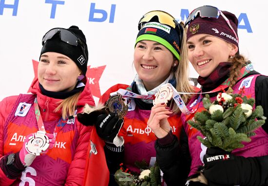 Russia Biathlon Commonwealth Cup Women Pursuit