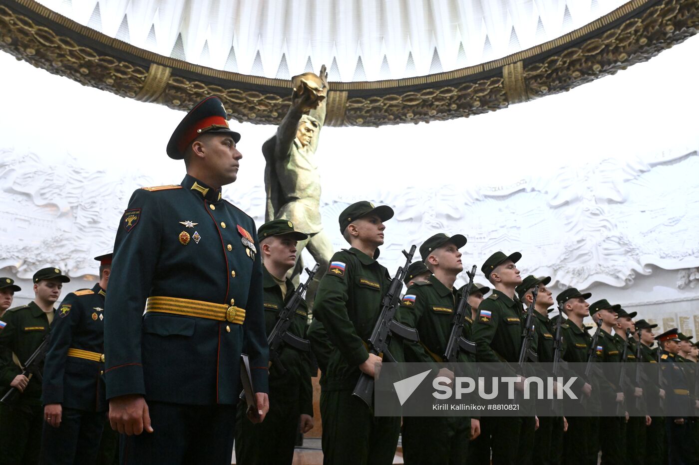 Russia Preobrazhensky Regiment Oath Taking