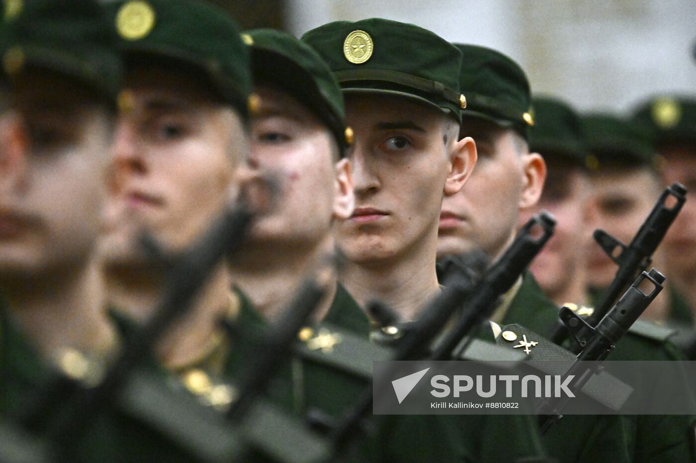 Russia Preobrazhensky Regiment Oath Taking