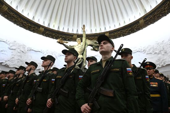 Russia Preobrazhensky Regiment Oath Taking