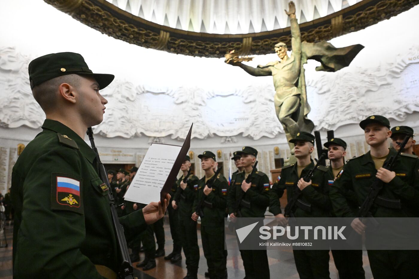 Russia Preobrazhensky Regiment Oath Taking