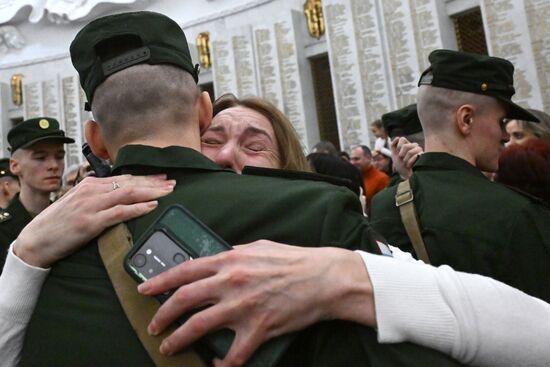 Russia Preobrazhensky Regiment Oath Taking