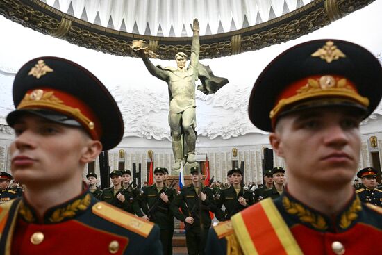 Russia Preobrazhensky Regiment Oath Taking