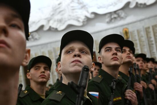 Russia Preobrazhensky Regiment Oath Taking