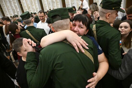 Russia Preobrazhensky Regiment Oath Taking