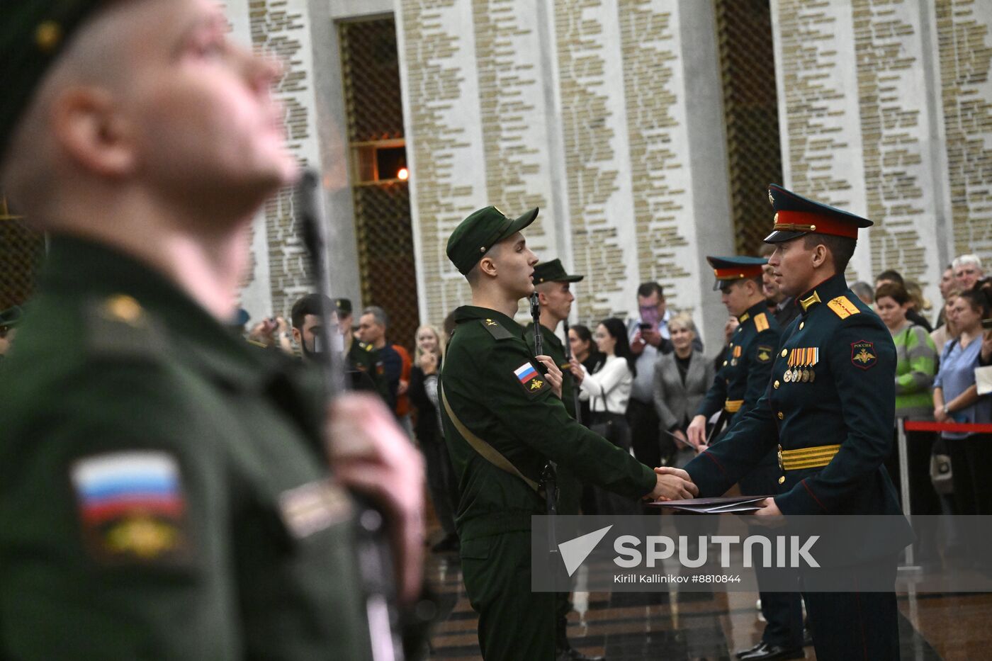 Russia Preobrazhensky Regiment Oath Taking