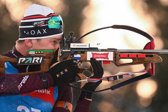 Russia Biathlon Commonwealth Cup Men Pursuit