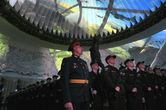 Russia Preobrazhensky Regiment Oath Taking