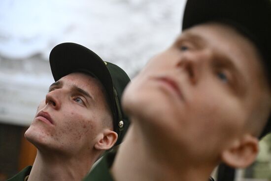 Russia Preobrazhensky Regiment Oath Taking