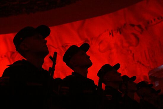 Russia Preobrazhensky Regiment Oath Taking