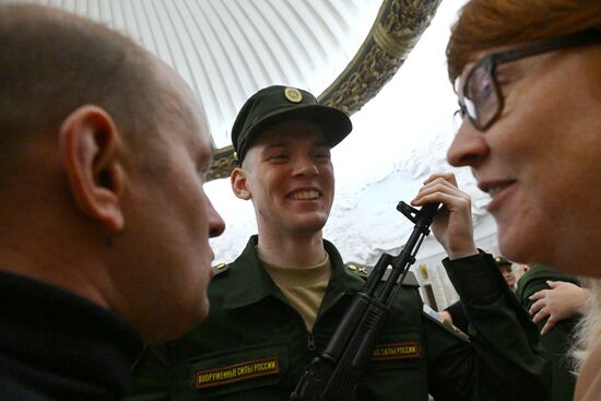 Russia Preobrazhensky Regiment Oath Taking