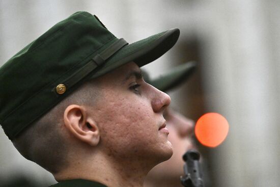 Russia Preobrazhensky Regiment Oath Taking