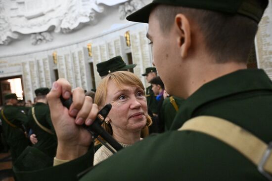 Russia Preobrazhensky Regiment Oath Taking