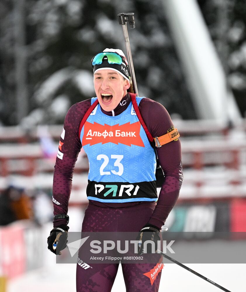 Russia Biathlon Commonwealth Cup Men Pursuit