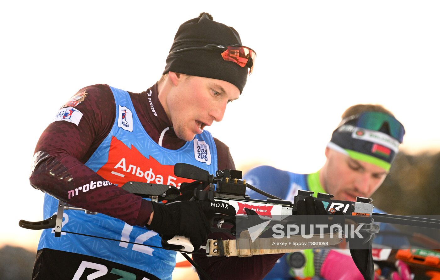 Russia Biathlon Commonwealth Cup Men Pursuit