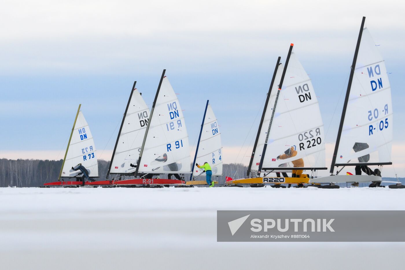 Russia Ice Yacht Competition