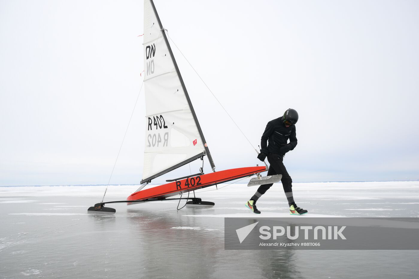 Russia Ice Yacht Competition