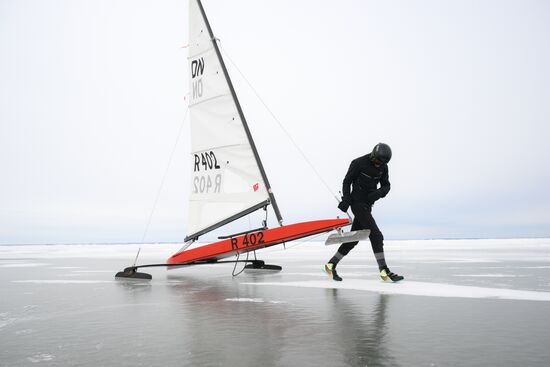 Russia Ice Yacht Competition