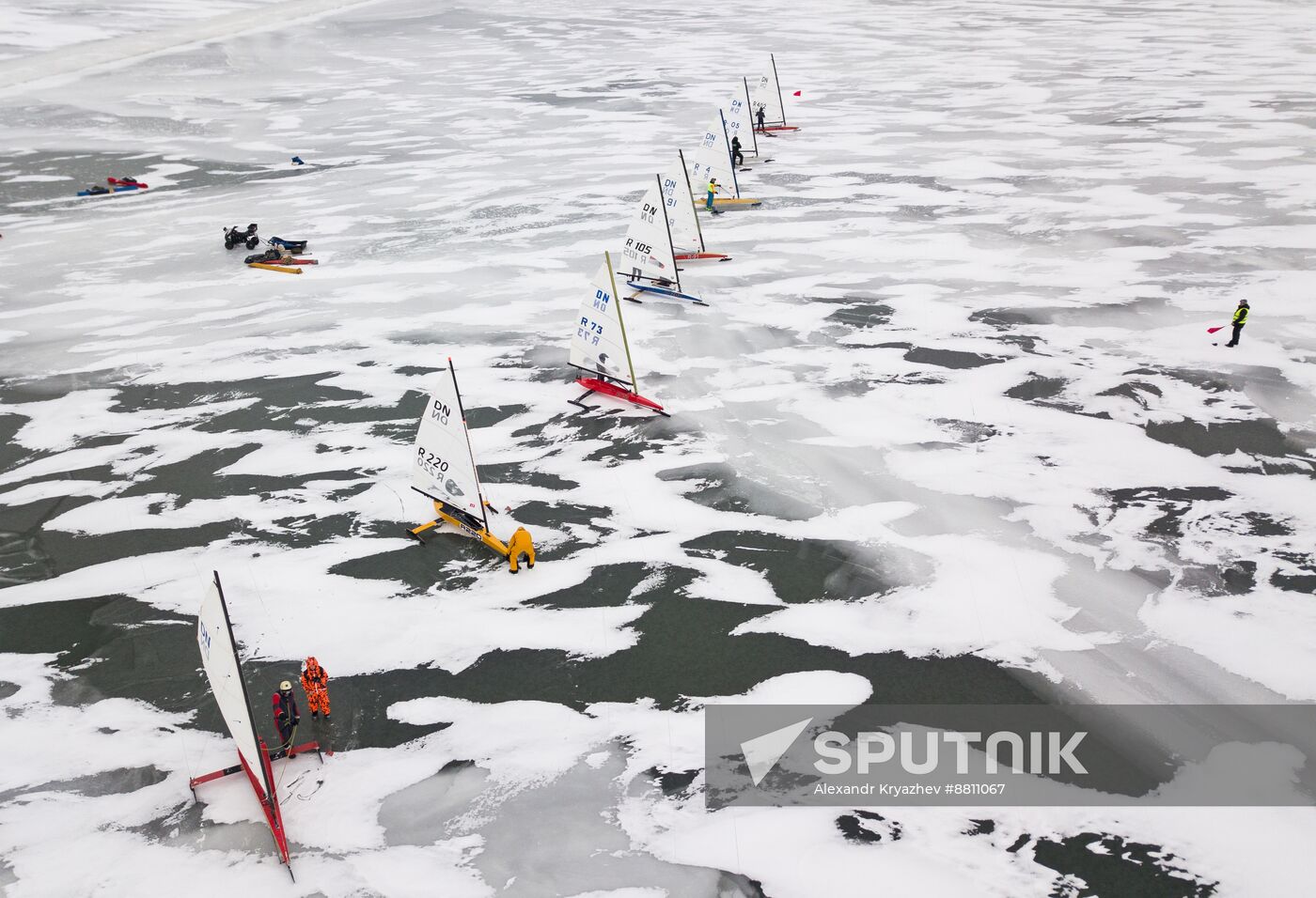 Russia Ice Yacht Competition