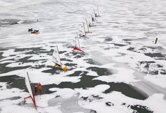 Russia Ice Yacht Competition