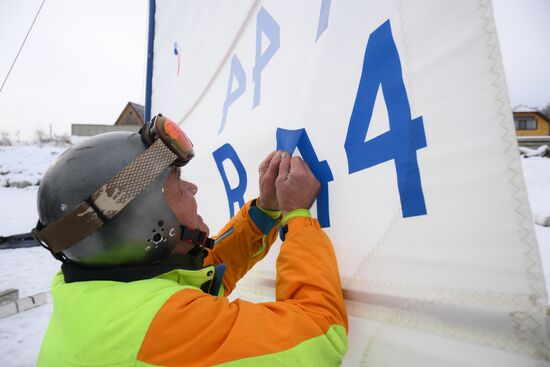 Russia Ice Yacht Competition