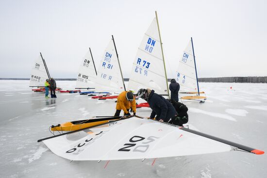 Russia Ice Yacht Competition